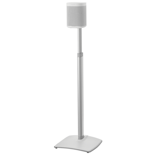 Sanus WSSA1-W1 16 inch Adjustable Height Speaker Stands for Sonos ONE, Play:1, and Play:3 - White - Each