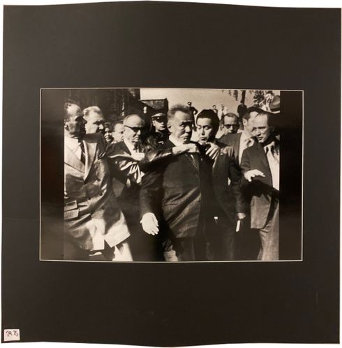 Lot # 24.25 1971 Spot News – Doug Griffin, Visiting Russian premier is attacked by protestor with Trudeau watching.