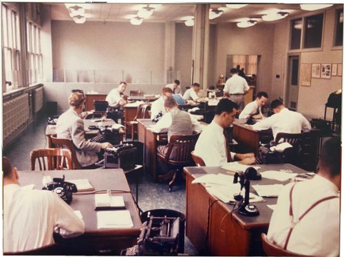 Image for Lot# 27.2 Newsroom in Action 1959